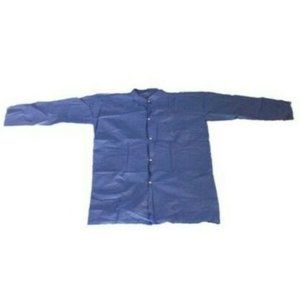 Condor 26W857 Disposable Lab Coat Blue Unisex Size 3XL Chemistry Medical NEW PPE
